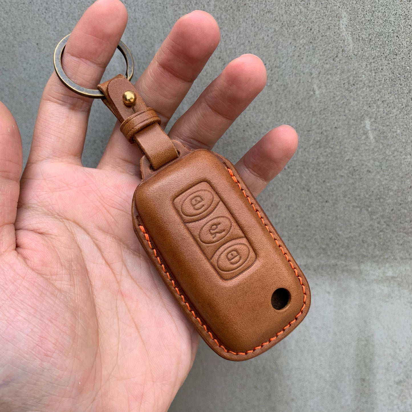 Bentley key fob cover, key case, Buttero Leather