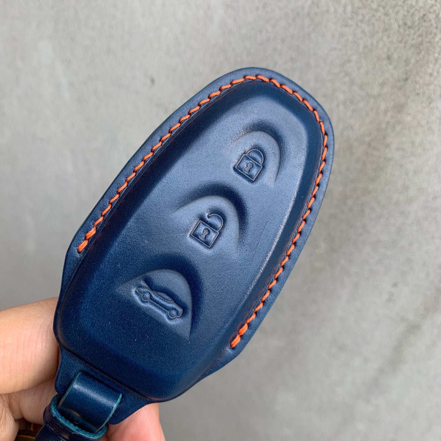 McLaren key fob cover, Shell Cordovan