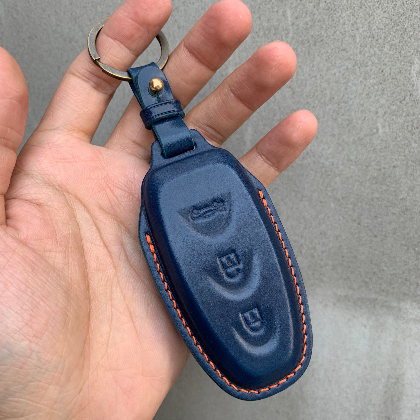 McLaren key fob cover, Shell Cordovan