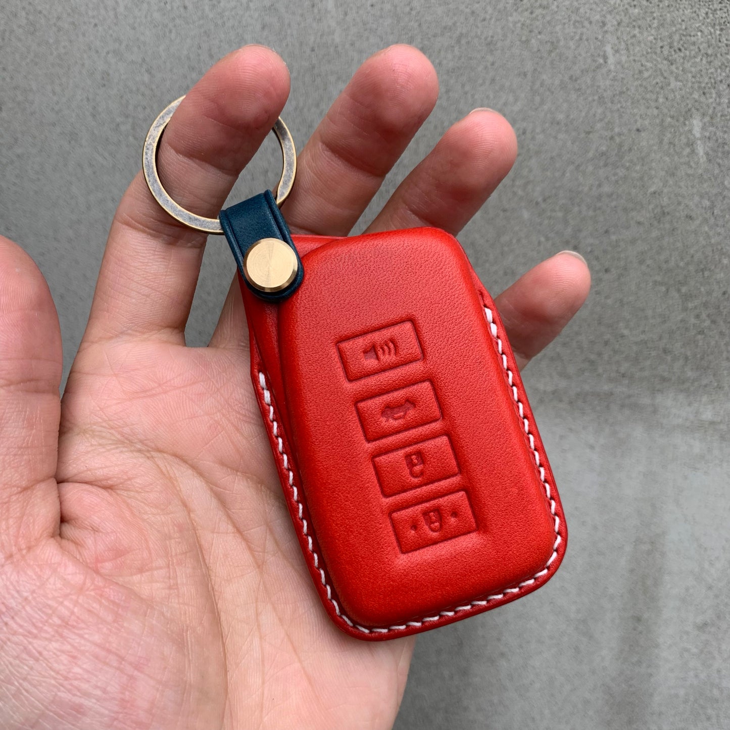 Lexus key fob cover, Buttero Leather key case