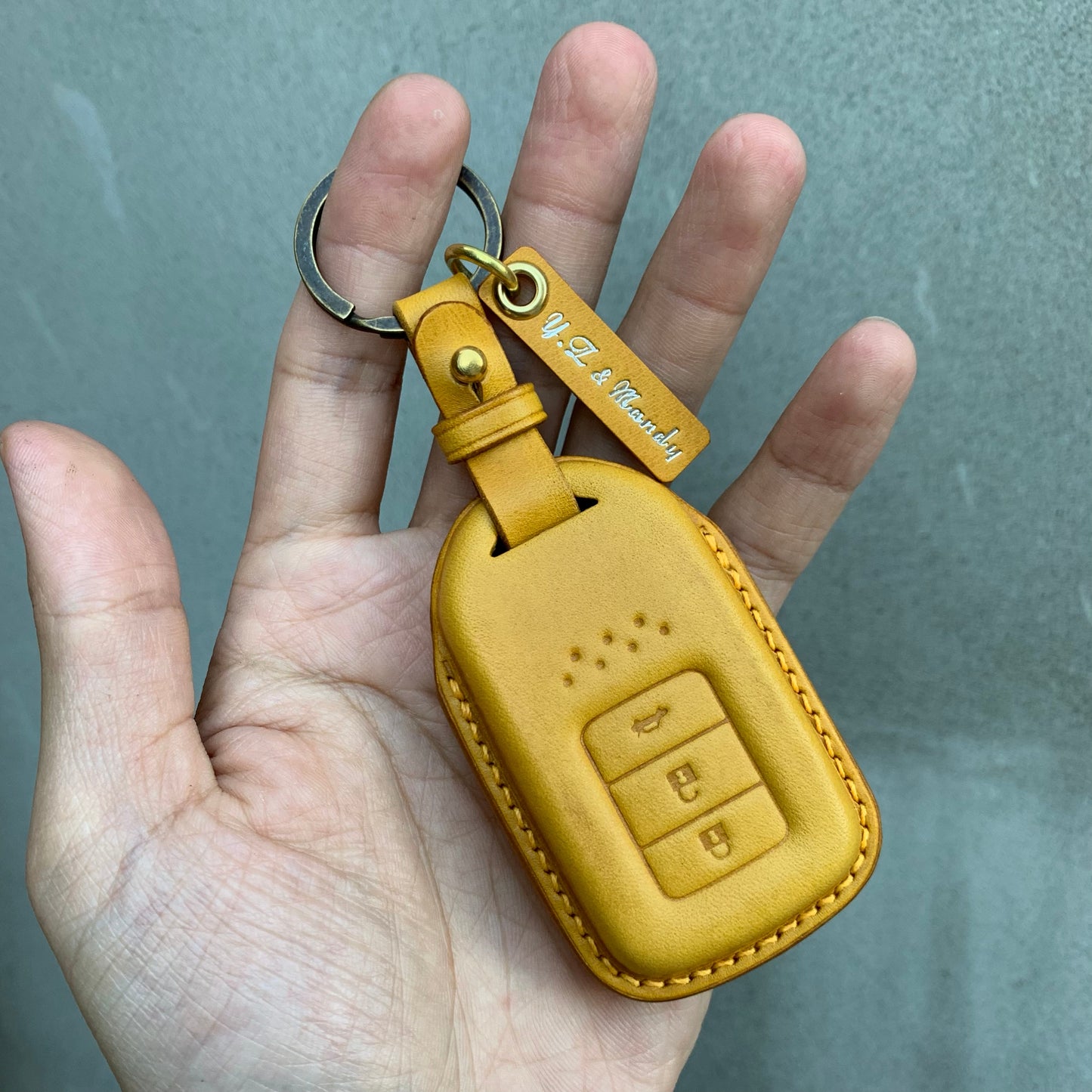 Honda key fob cover, Buttero Leather key Cover