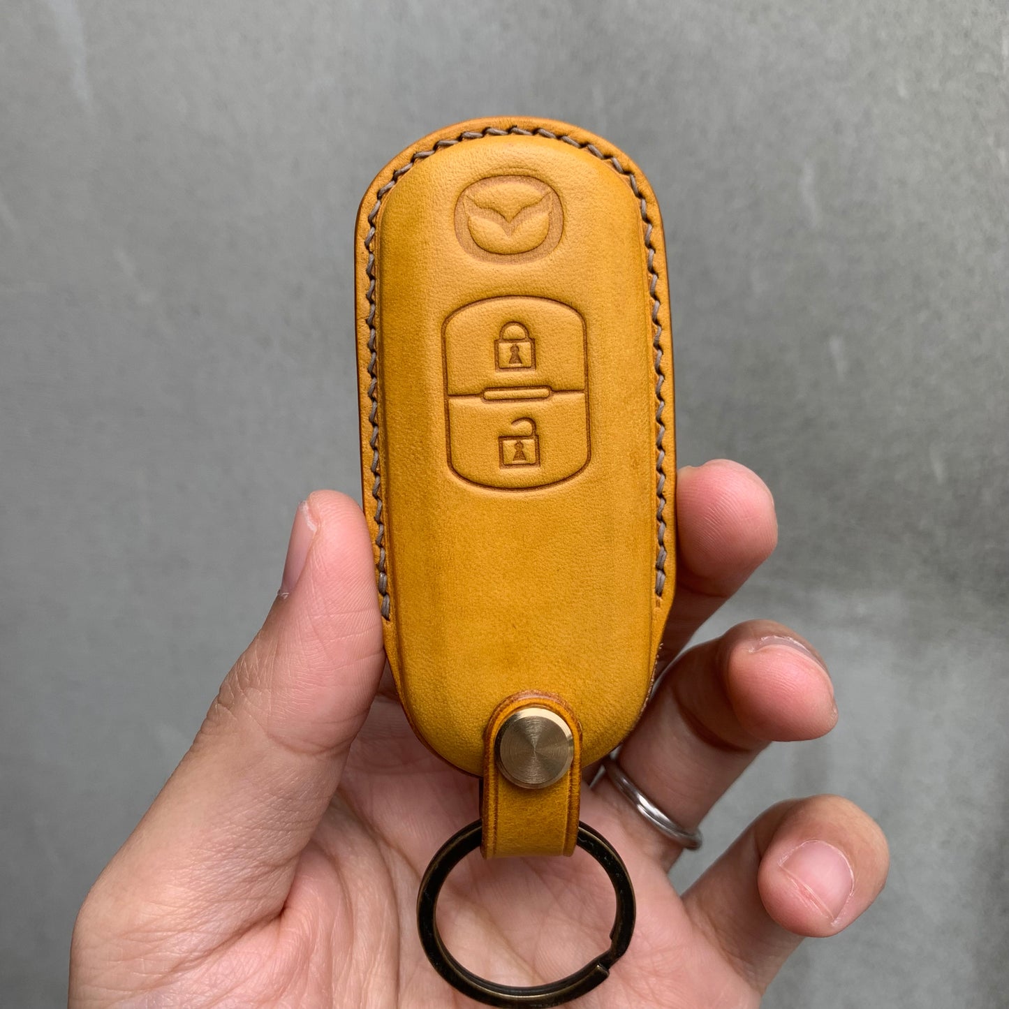 Mazda key fob cover, Buttero Leather key case