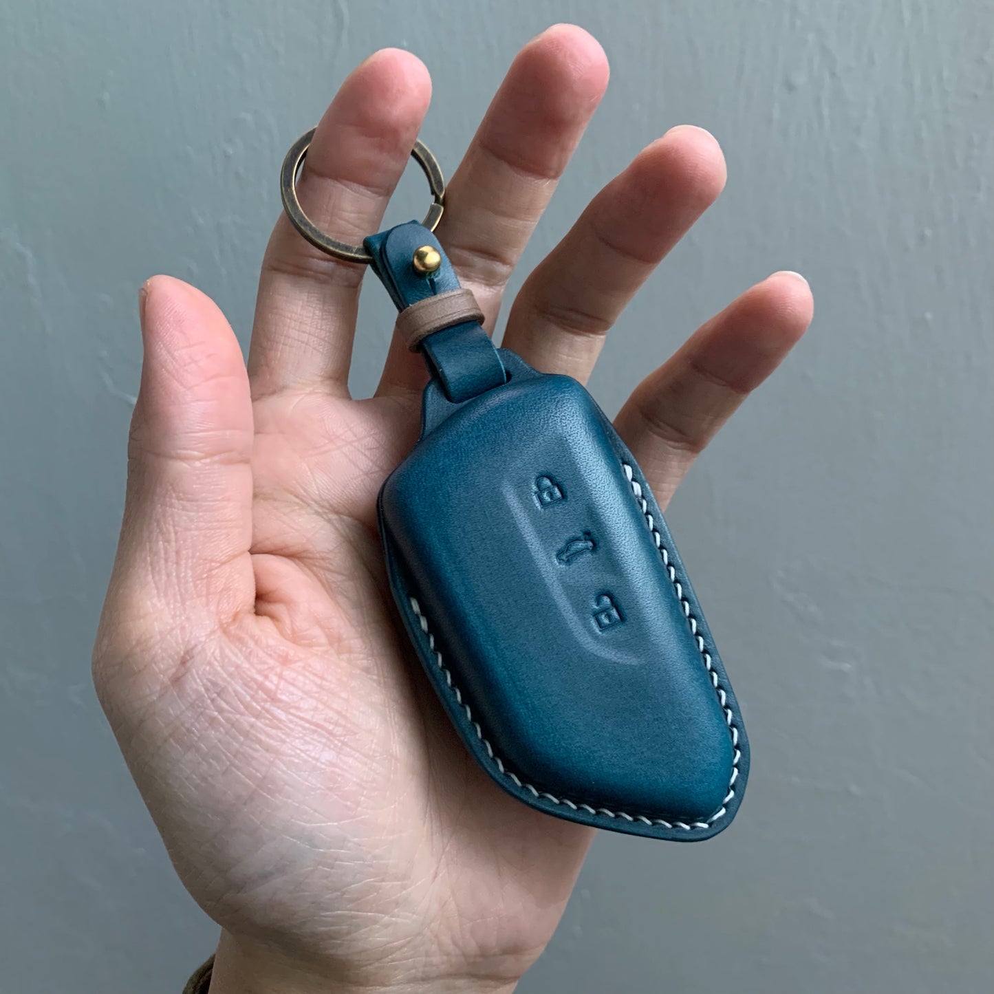 Volkswagen key fob cover, Buttero leather