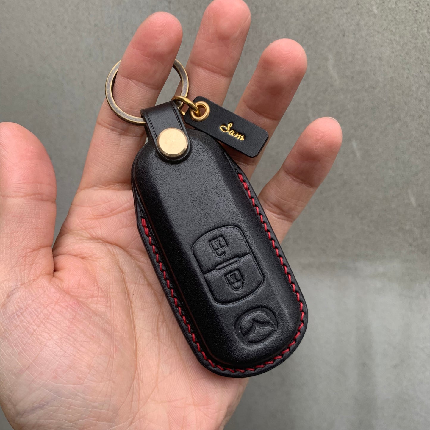 Mazda key fob cover, Buttero Leather key case