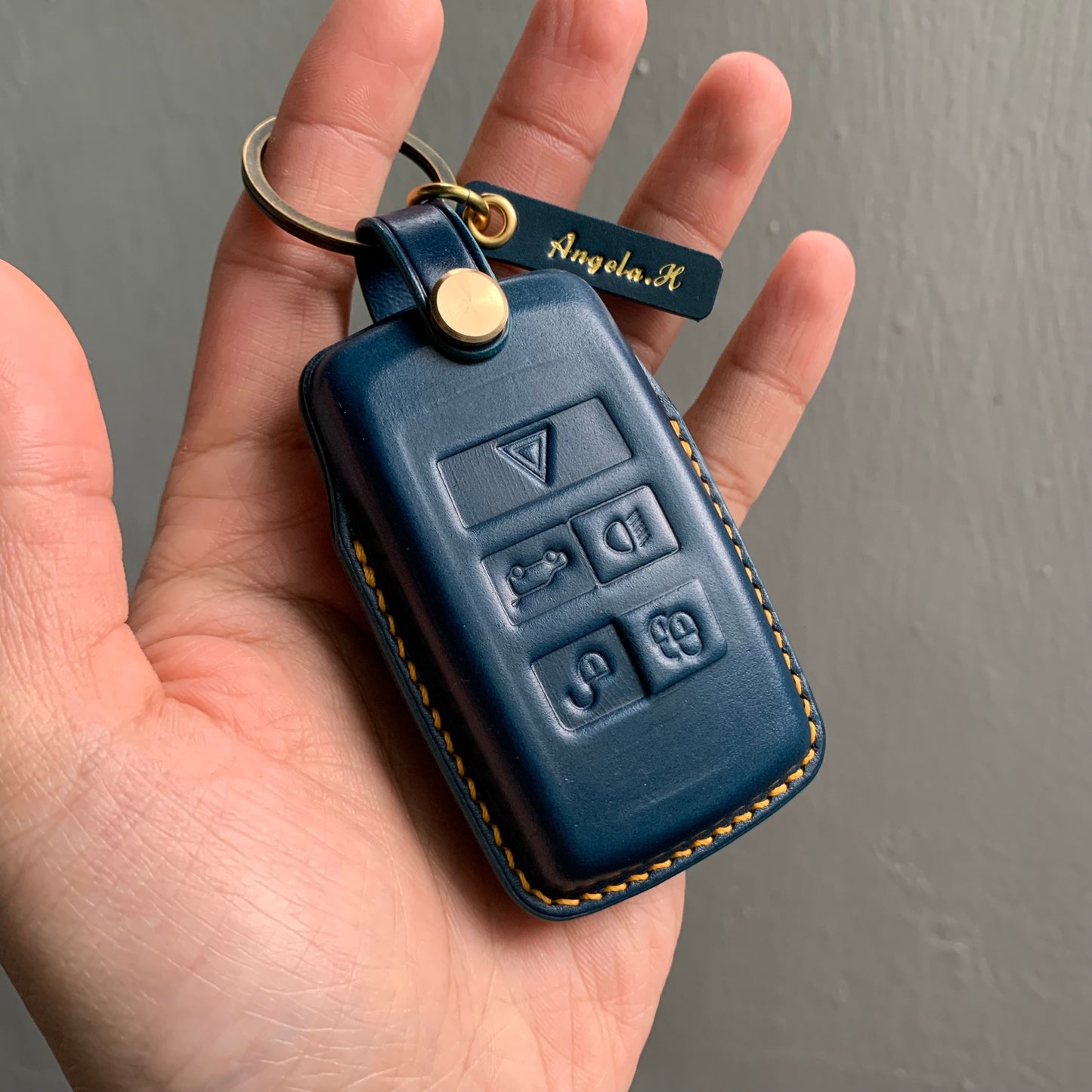Jaguar key fob cover, Buttero Leather