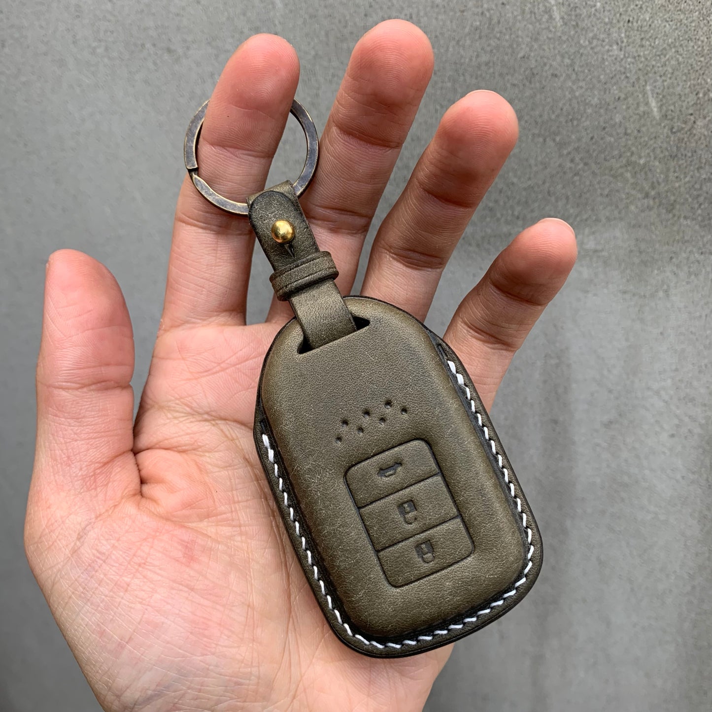 Honda key fob cover, Pueblo leather key case