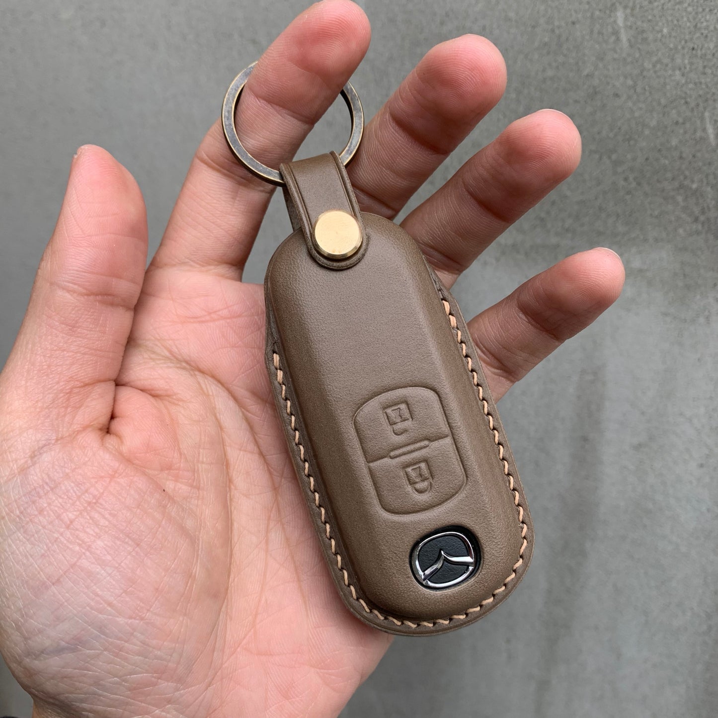 Mazda key fob cover, Buttero Leather key case