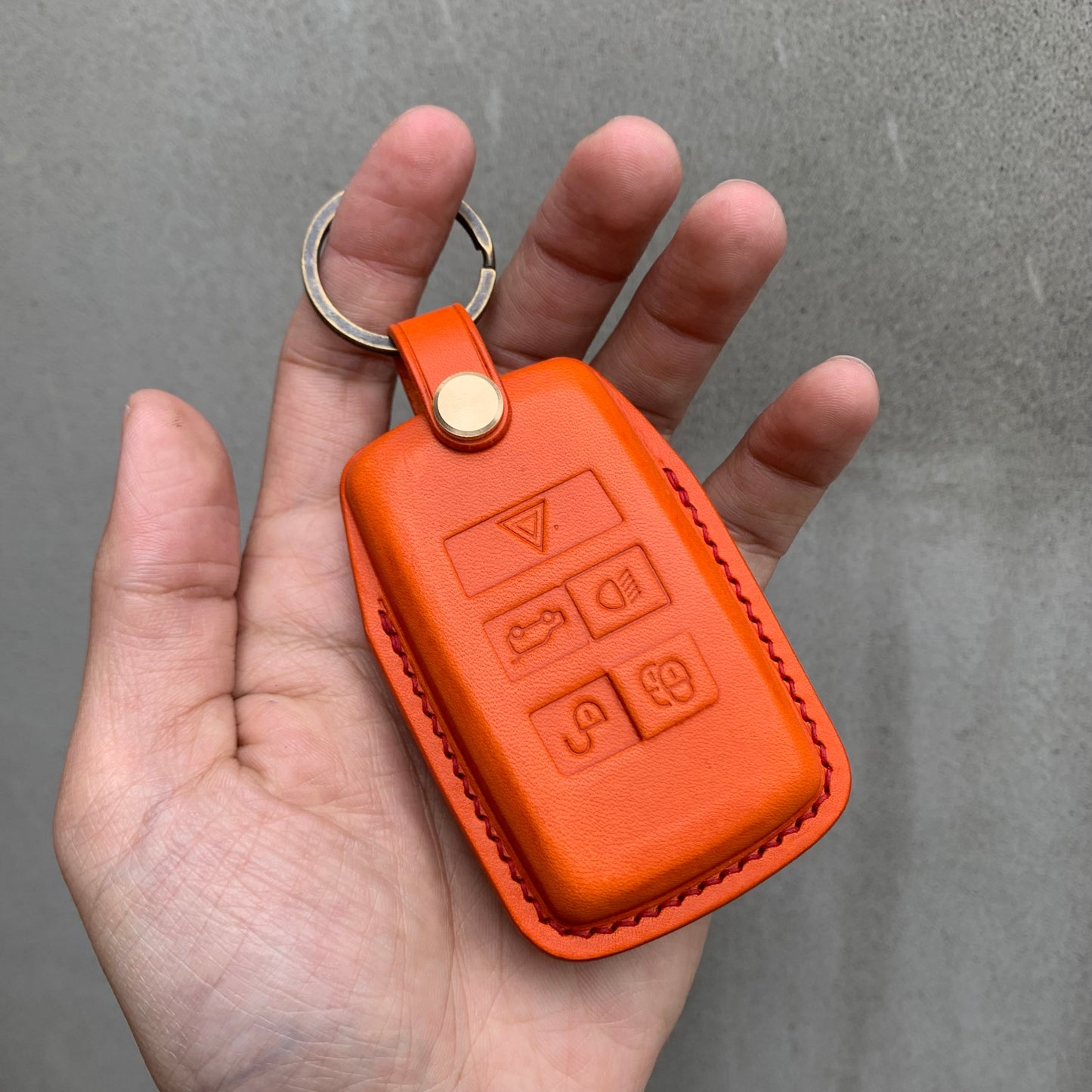 Jaguar key fob cover, Buttero Leather