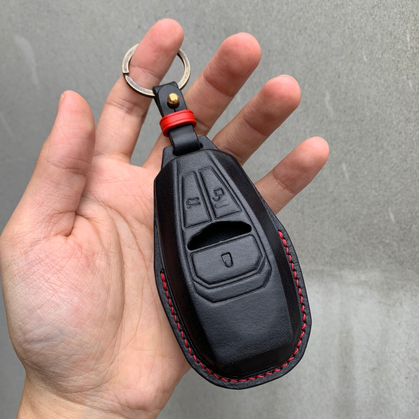 Aston Martin key fob cover, key case, Buttero Leather