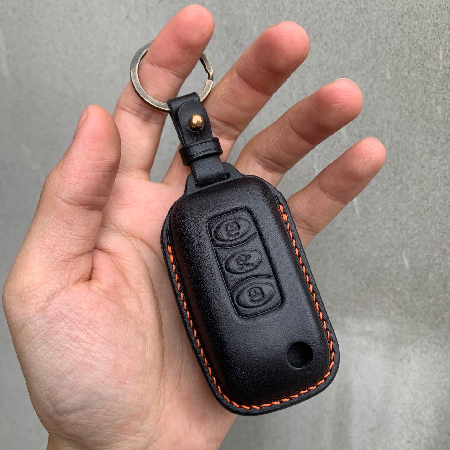 Bentley key fob cover, key case, Buttero Leather