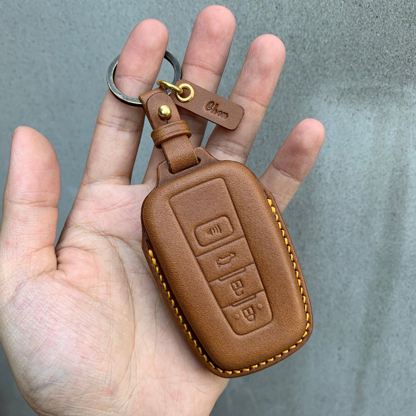 Toyota key fob cover, Buttero Leather