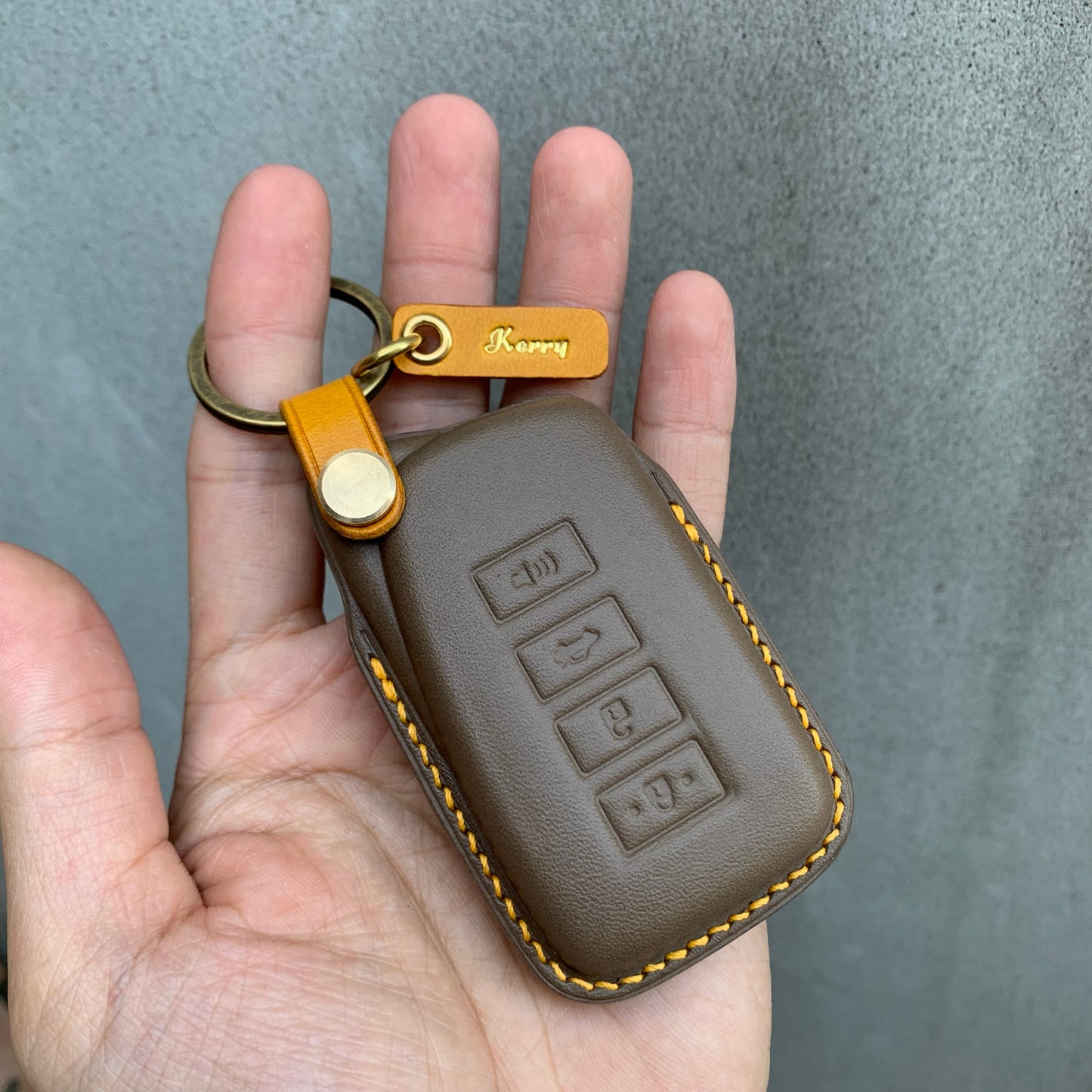 Lexus key fob cover, Buttero Leather key case
