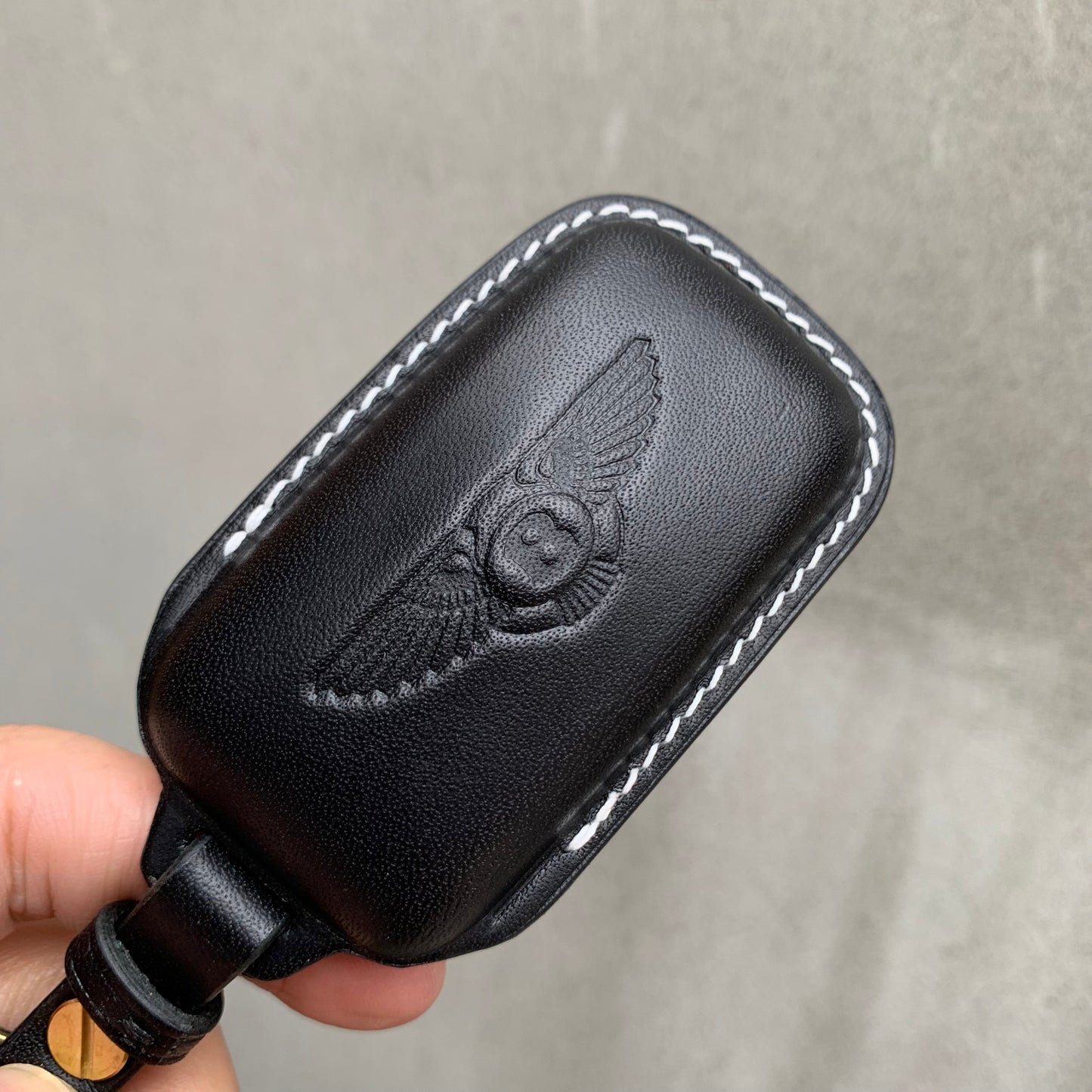 Bentley key fob cover, key case, Buttero Leather