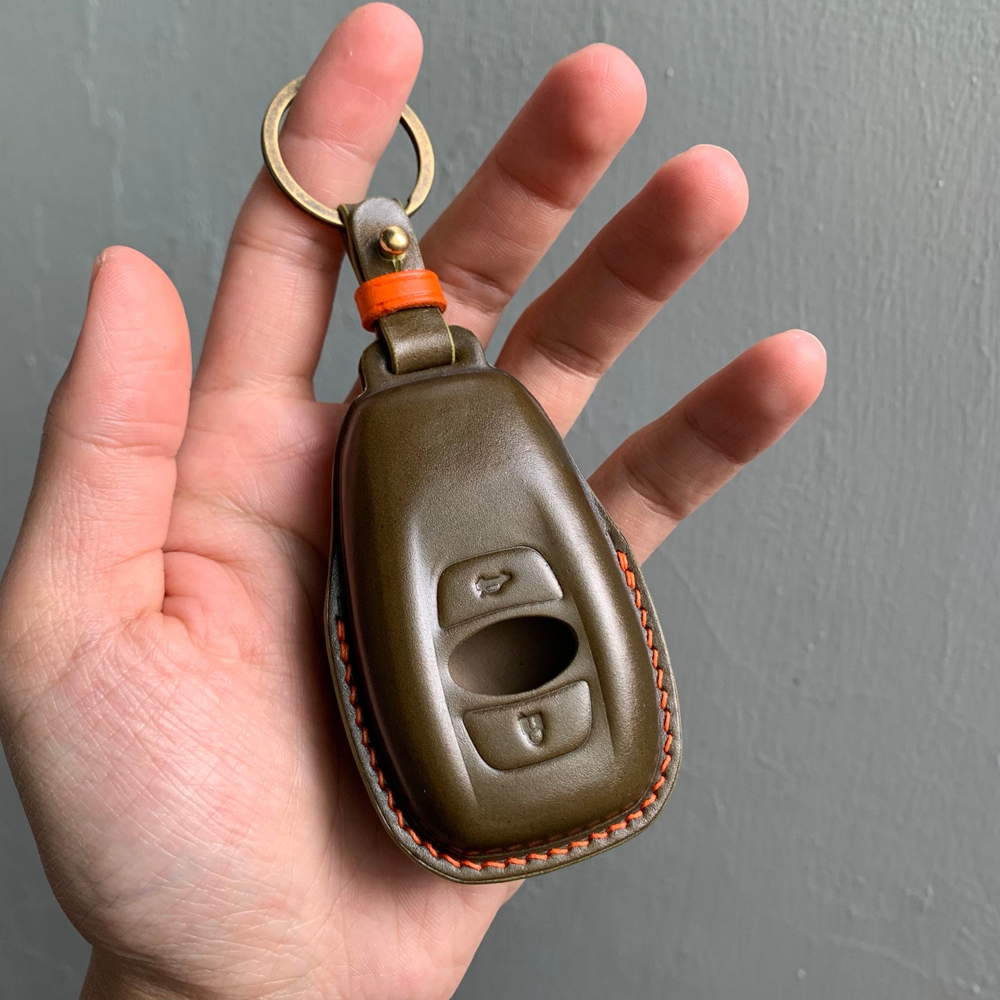 Subaru key fob cover, Shell Cordovan key case