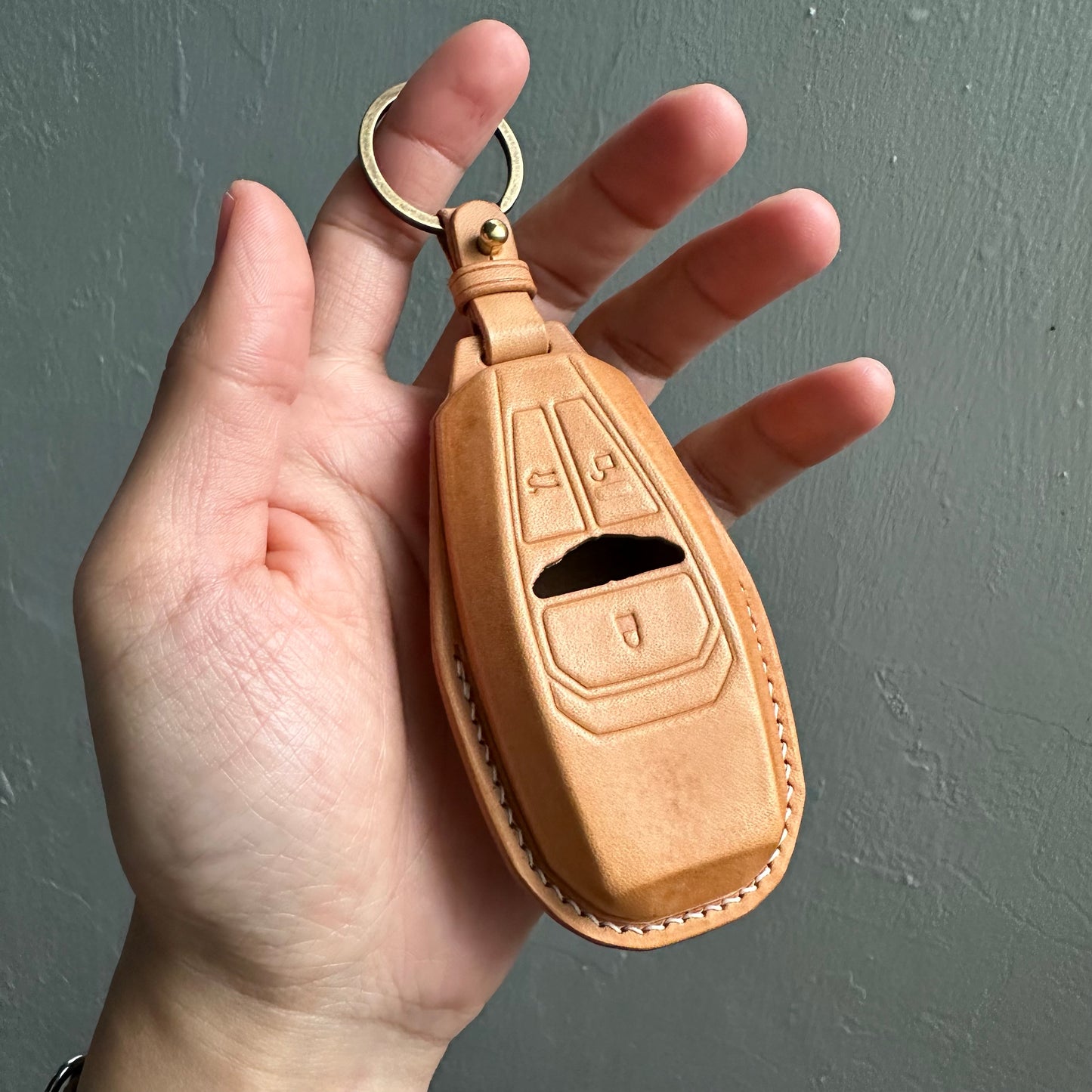 Aston Martin key fob cover, key case, Buttero Leather