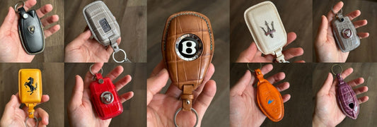 handmade custom leather key case