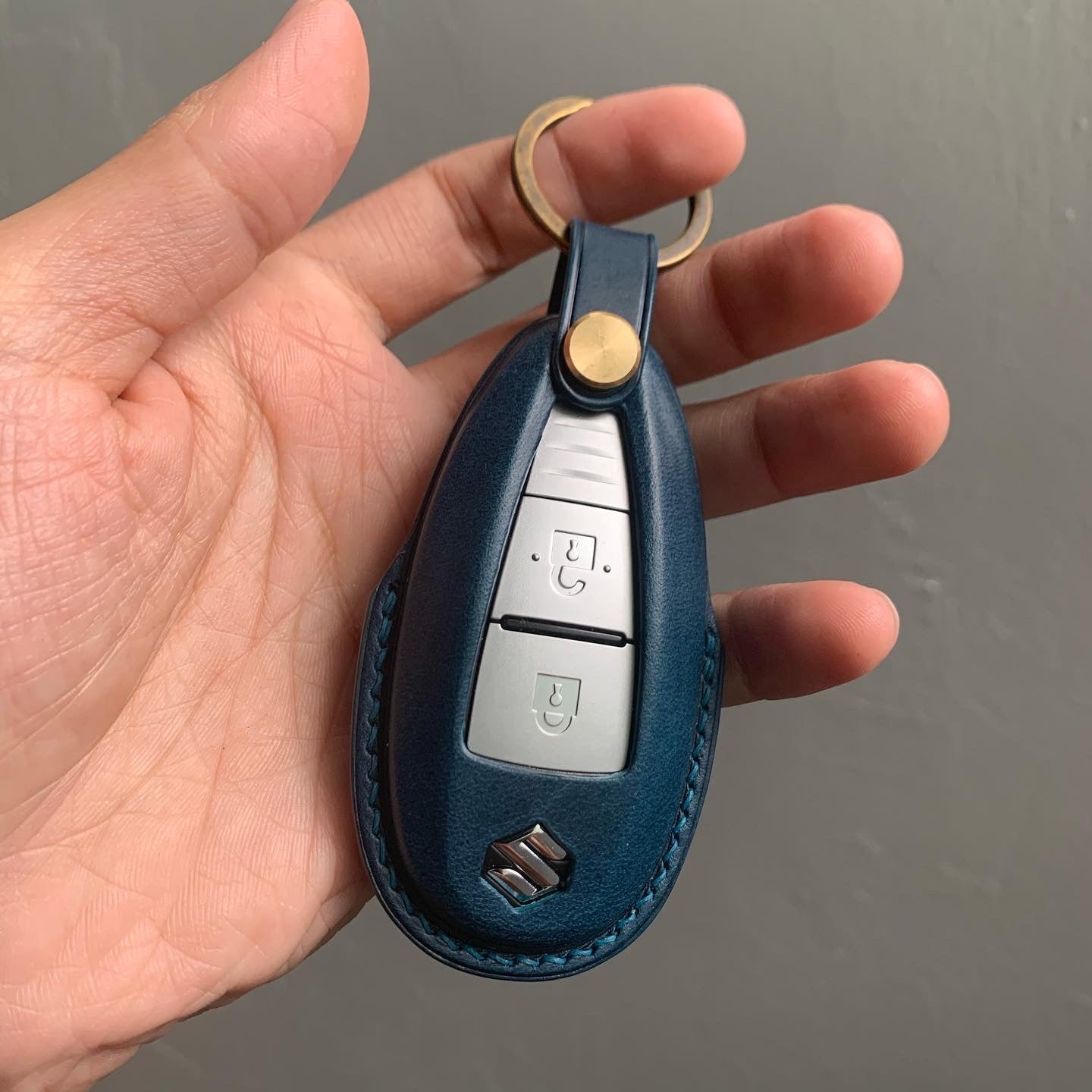 Suzuki key fob cover, Buttero Leather key case