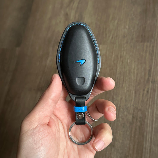 McLaren key fob cover, key case, Buttero Leather