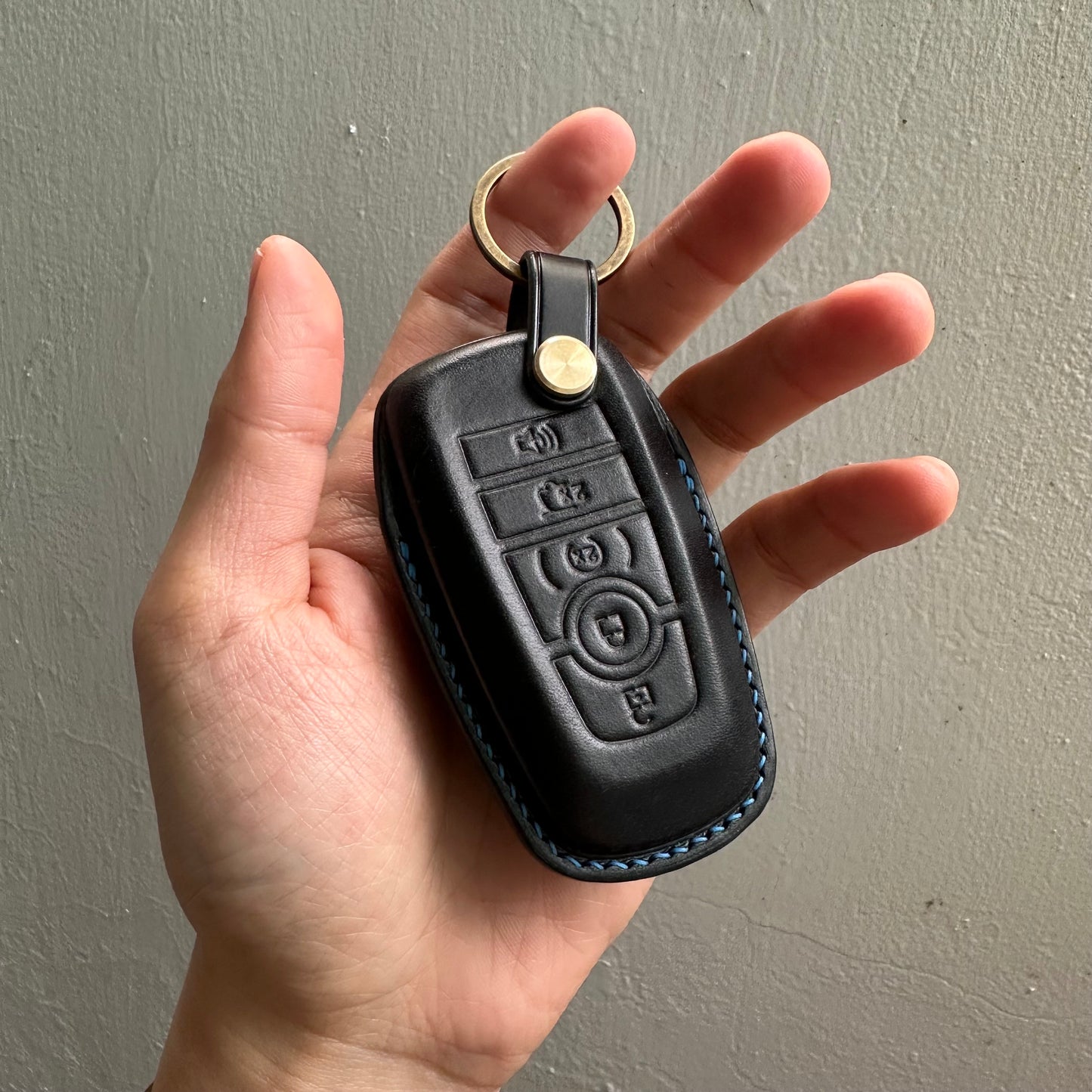 Ford Mustang key fob cover, Buttero Leather Car key Cover