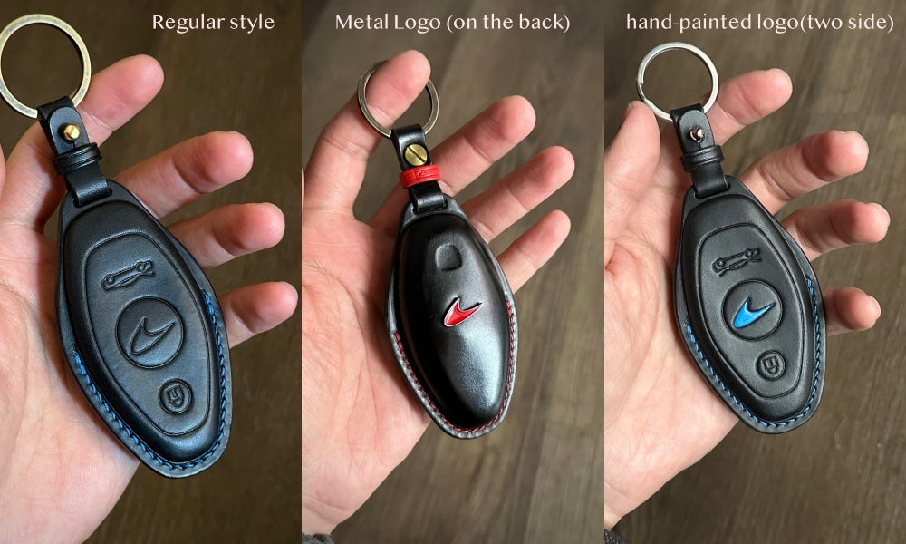 McLaren  key fob cover, McLaren Leather key case, Lizard leather