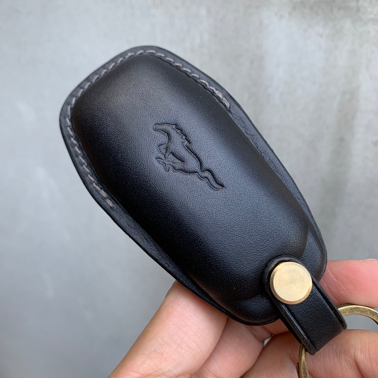 Ford Mustang key fob cover, Buttero Leather