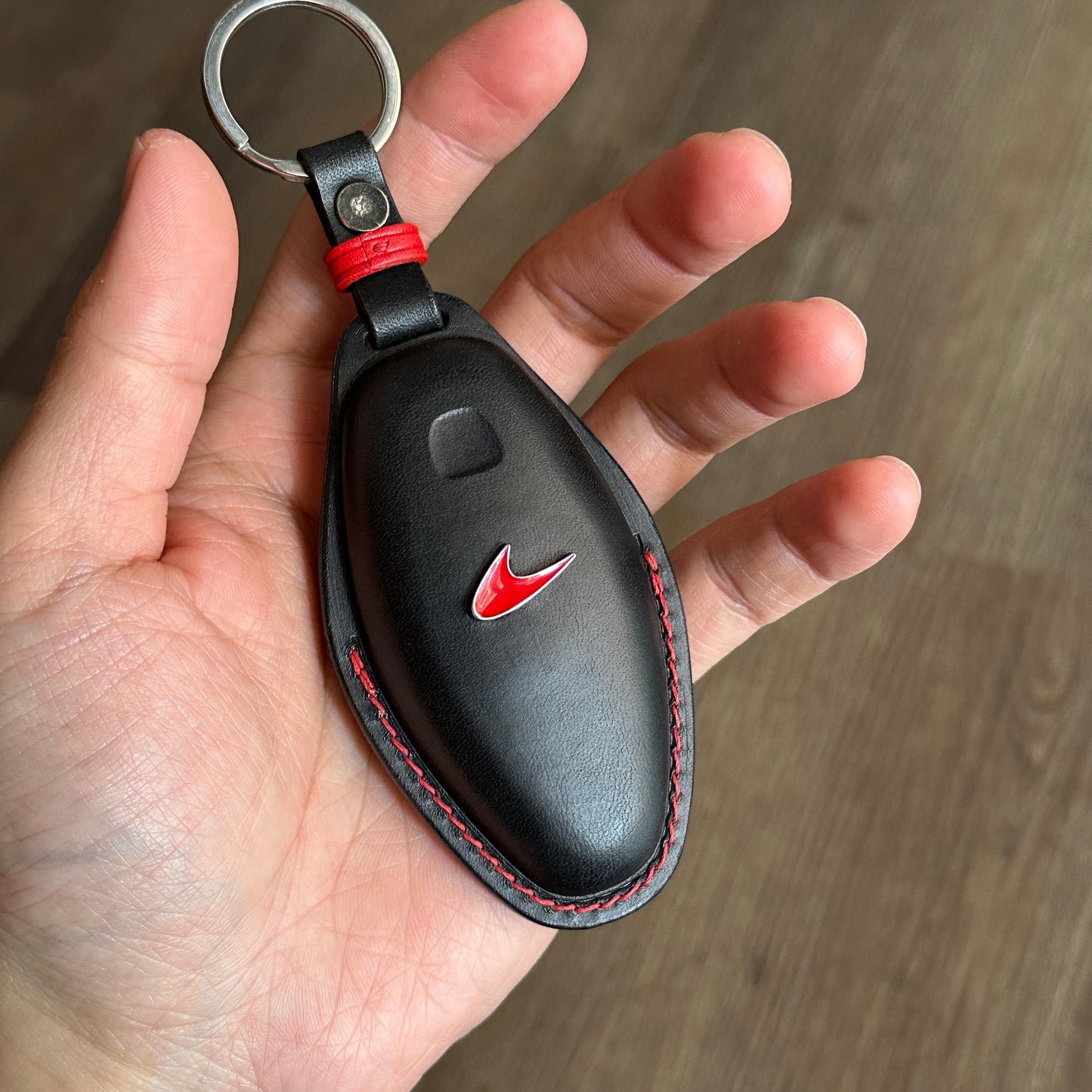 Handmade McLaren Leather Key Case | Luxury Anniversary & Birthday Gift, key case, Buttero Leather