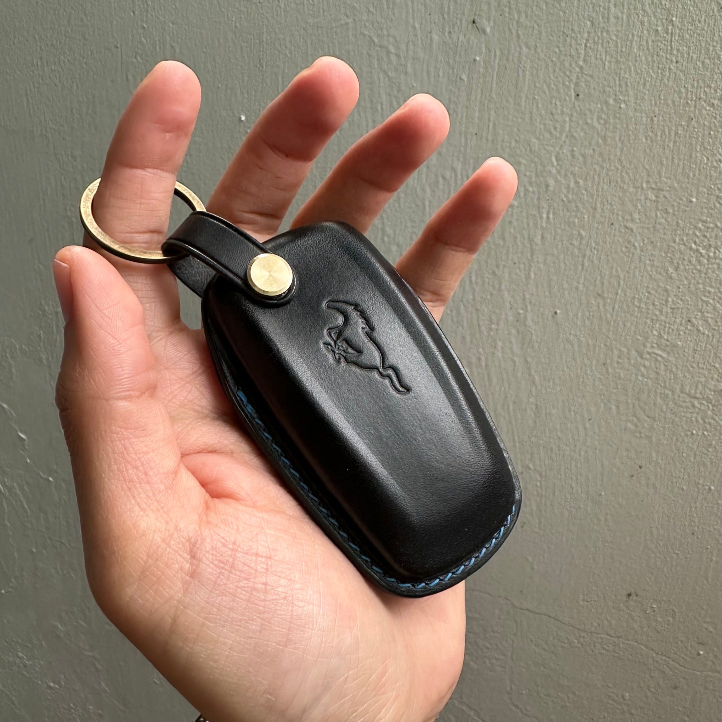 Ford Mustang key fob cover, Buttero Leather Car key Cover