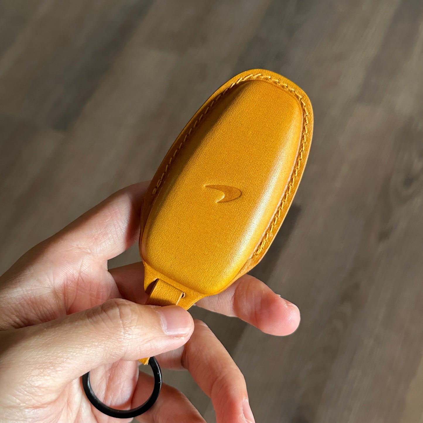 McLaren key fob cover,  Crocodile leather Leather key case