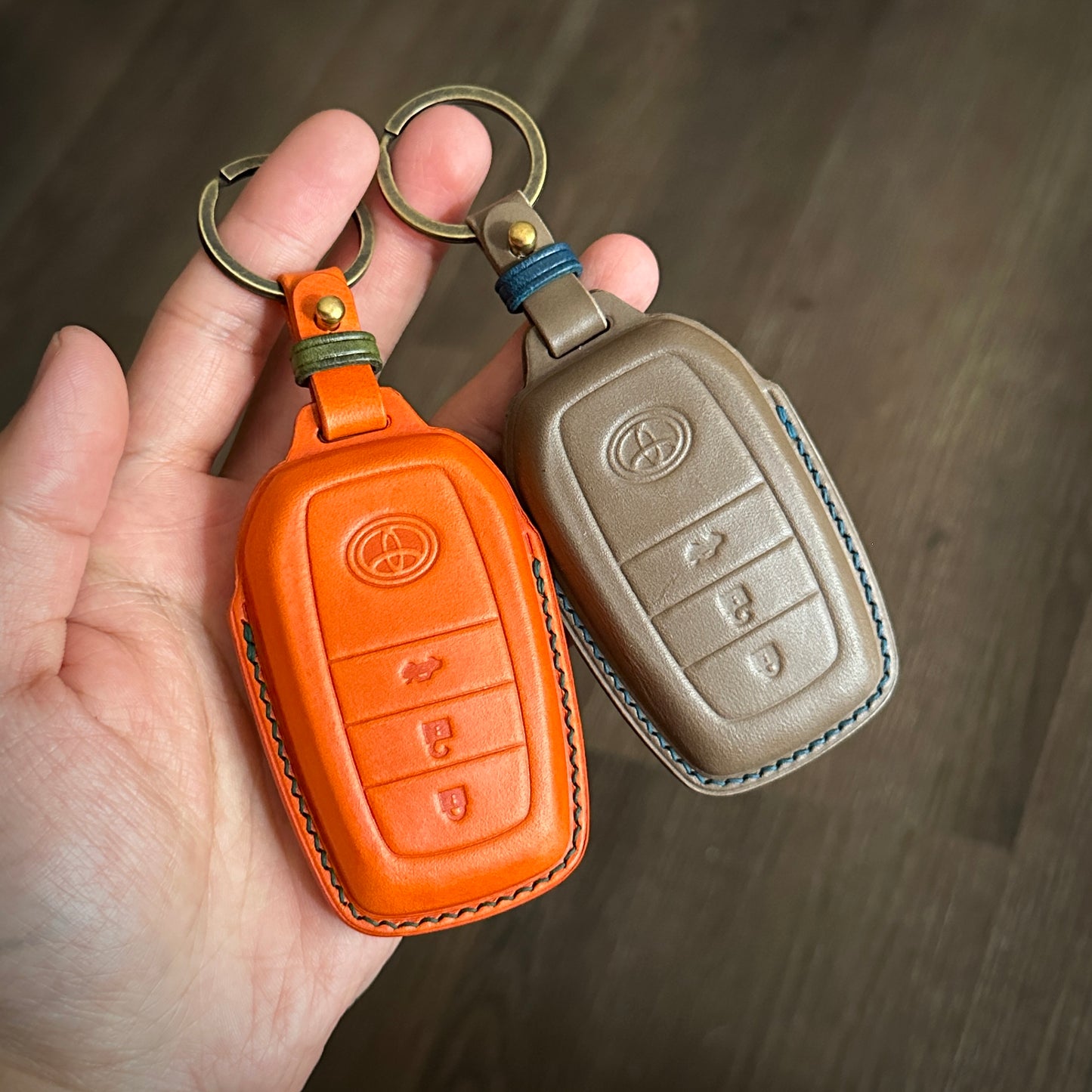 Toyota key fob cover, Buttero Leather