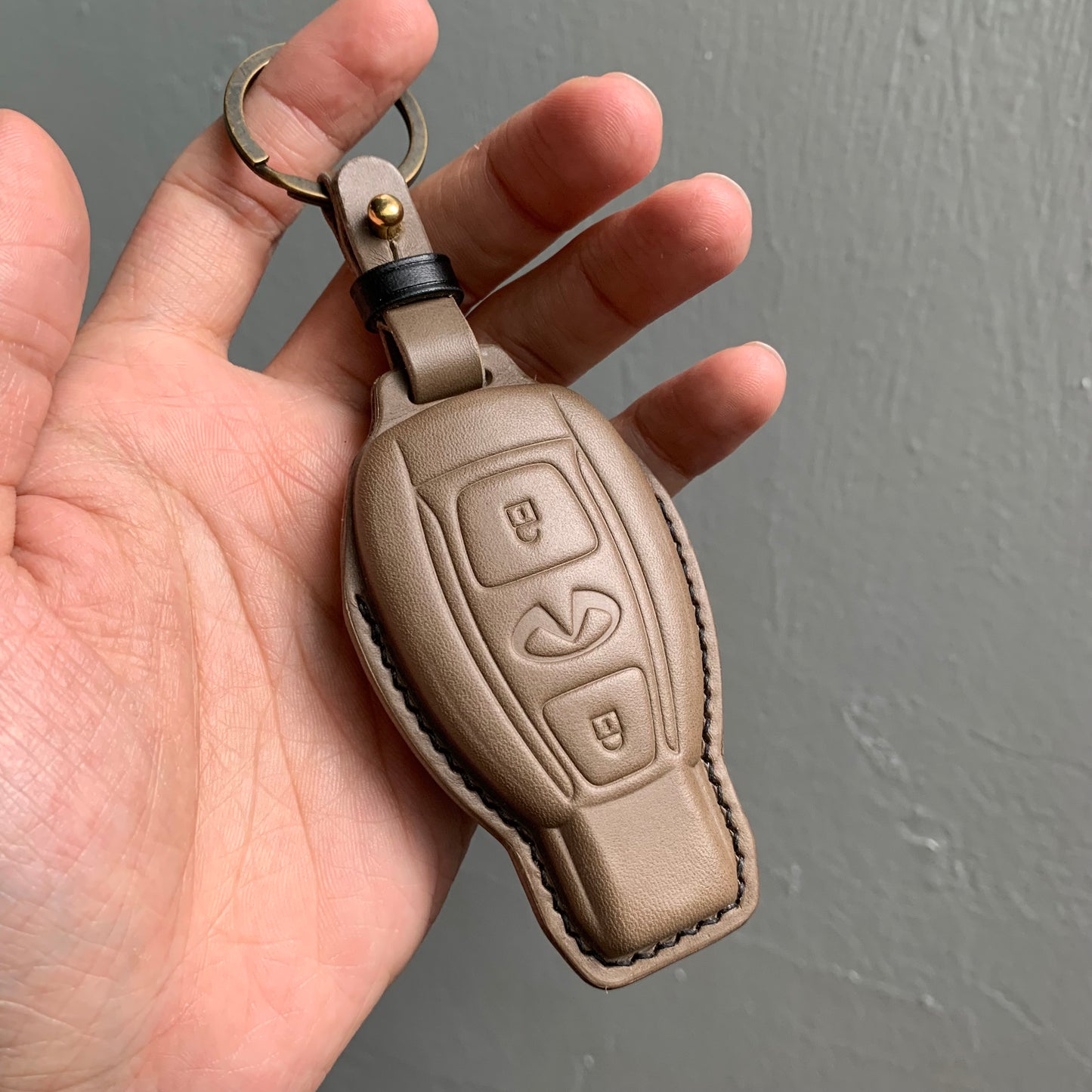 Infiniti key fob cover, Buttero Leather key case