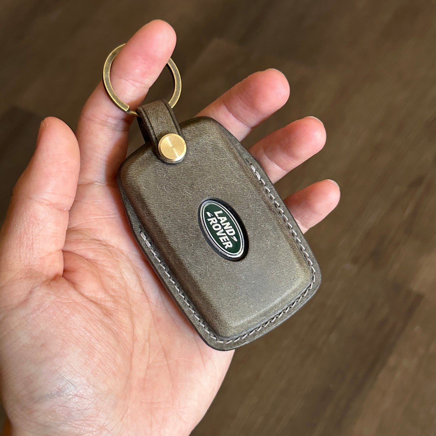 Land Rover key case, key fob cover, Pueblo leather