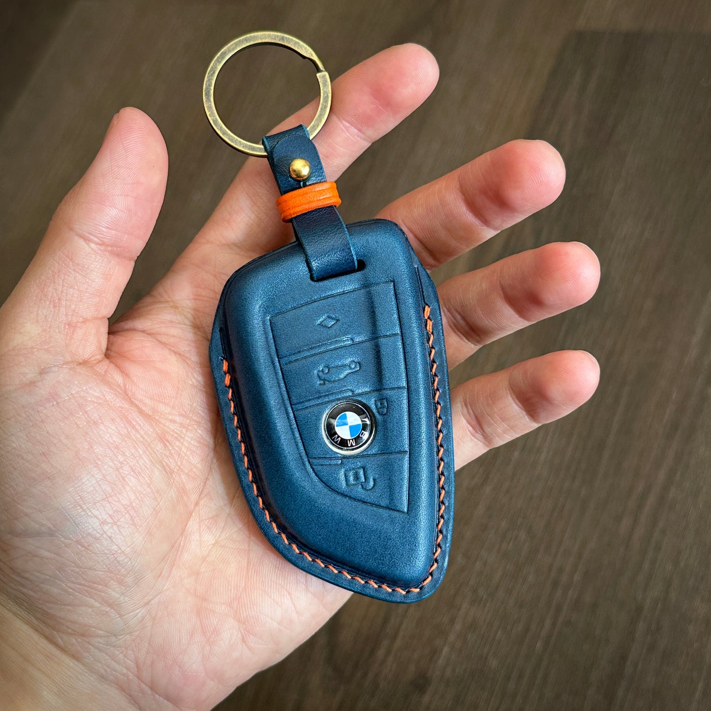 BMW key fob cover, buttero leather