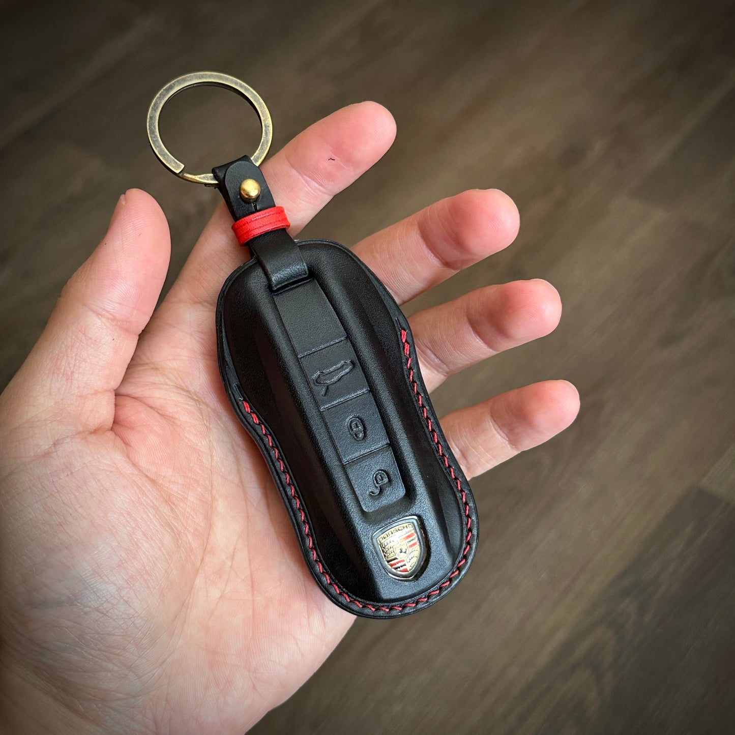 Porsche key fob cover, Buttero Leather