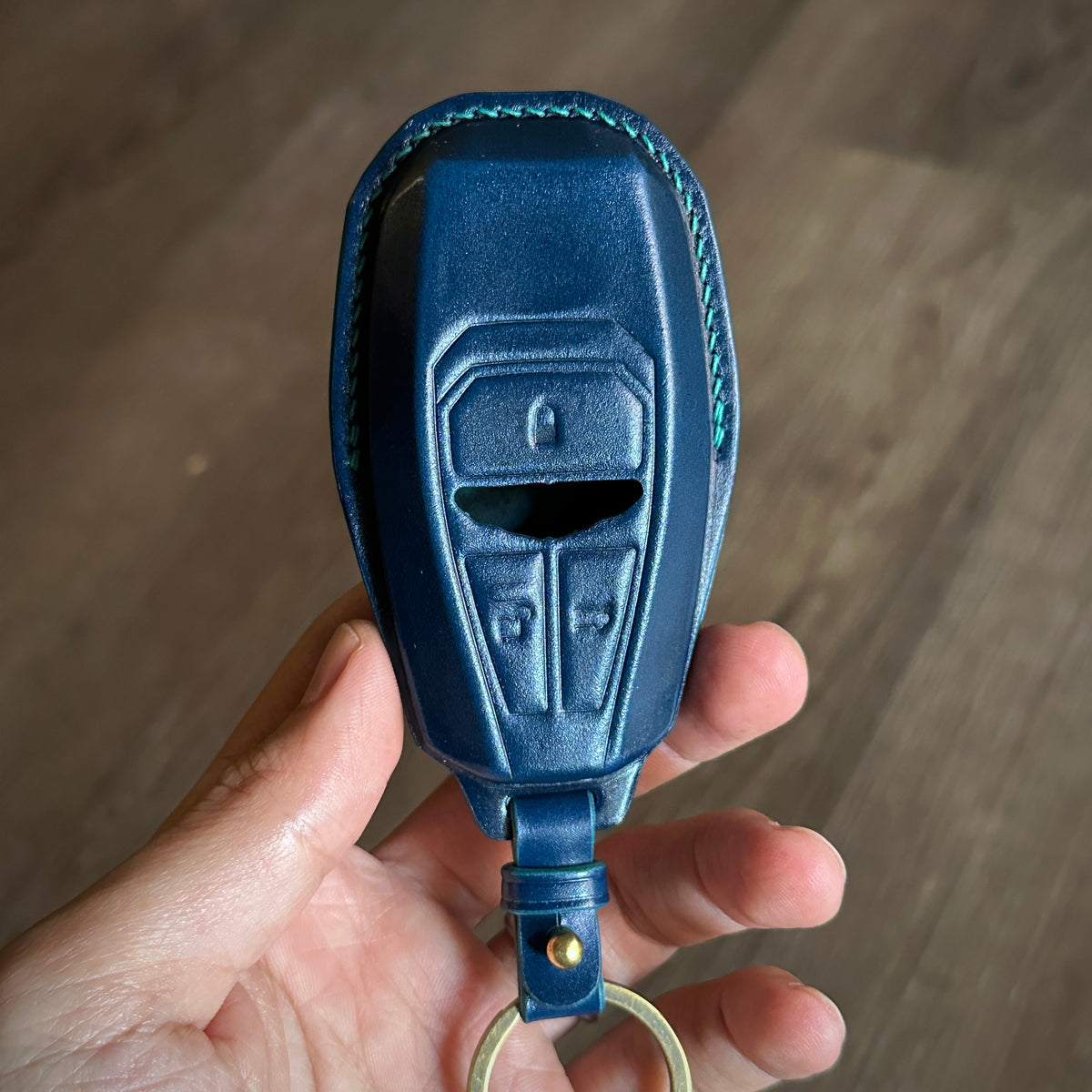 Aston Martin key fob cover, key case, Shell Cordovan