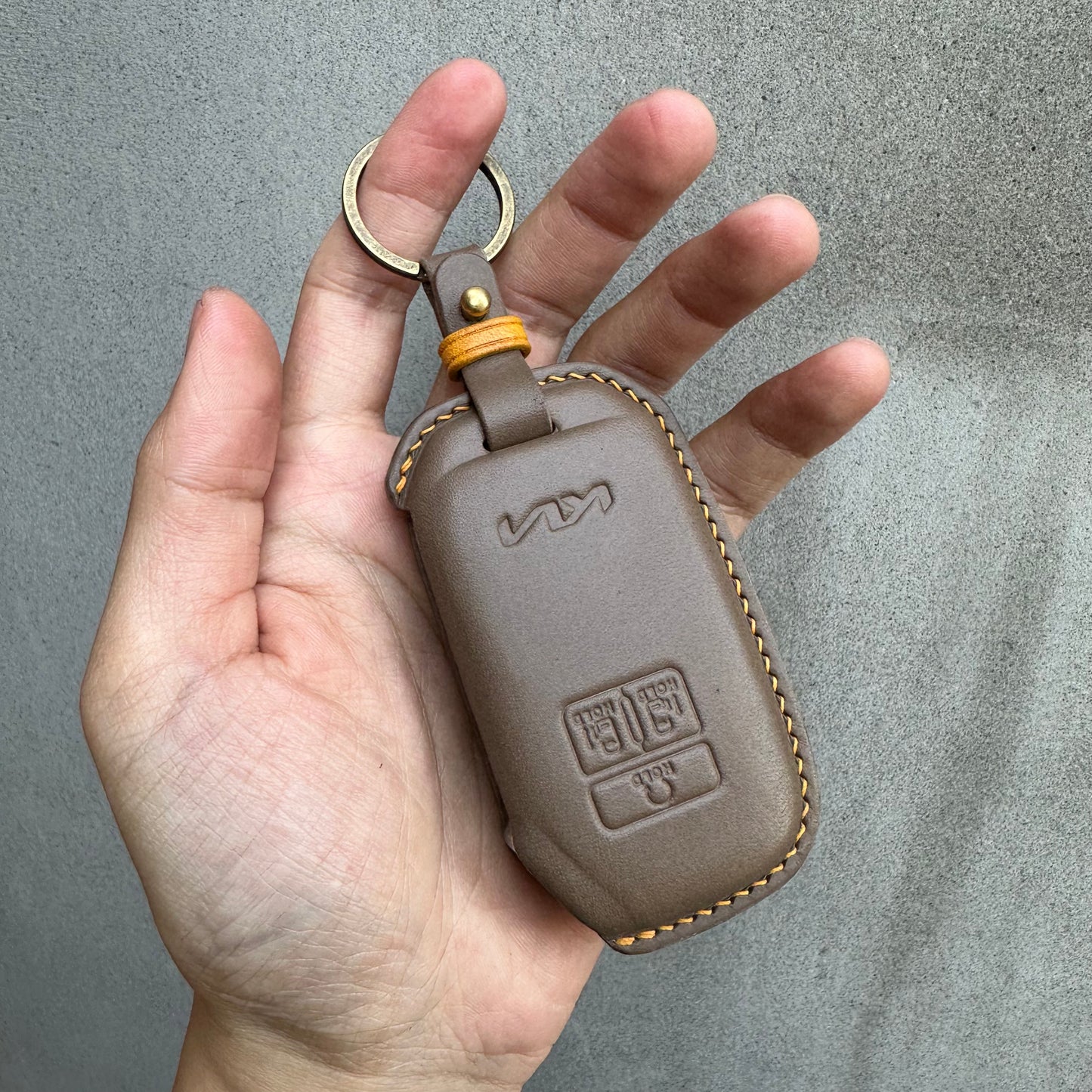 Kia key fob cover, Buttero Leather key case