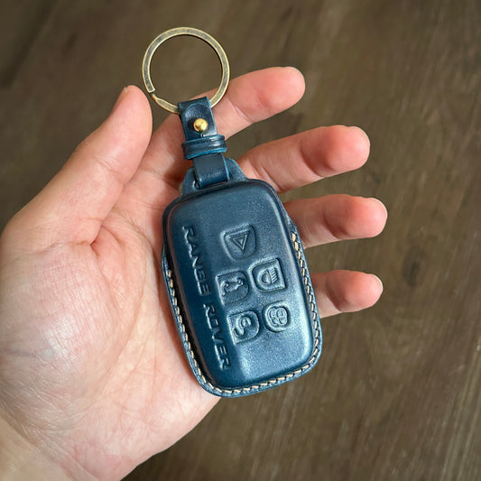 Land Rover key fob cover, Shell Cordovan