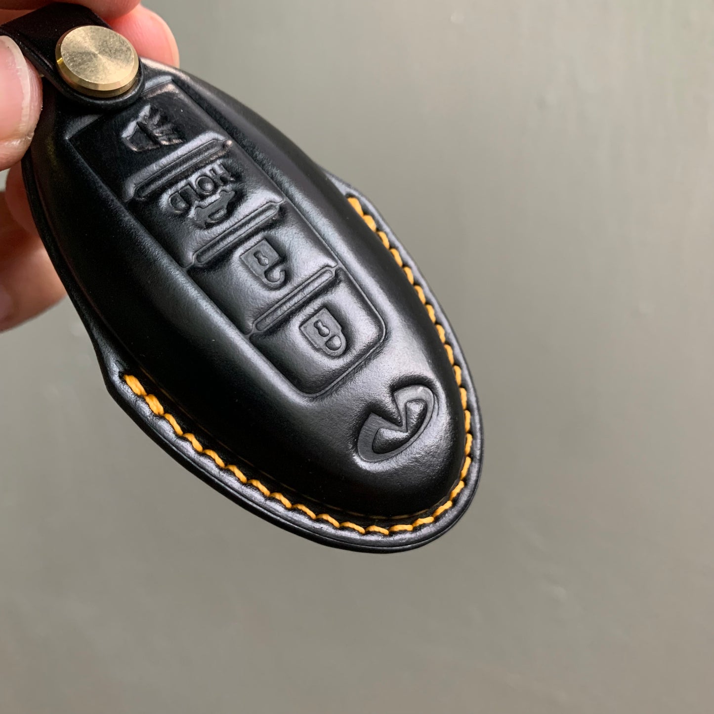 Infiniti key fob cover, Shell Cordovan key case