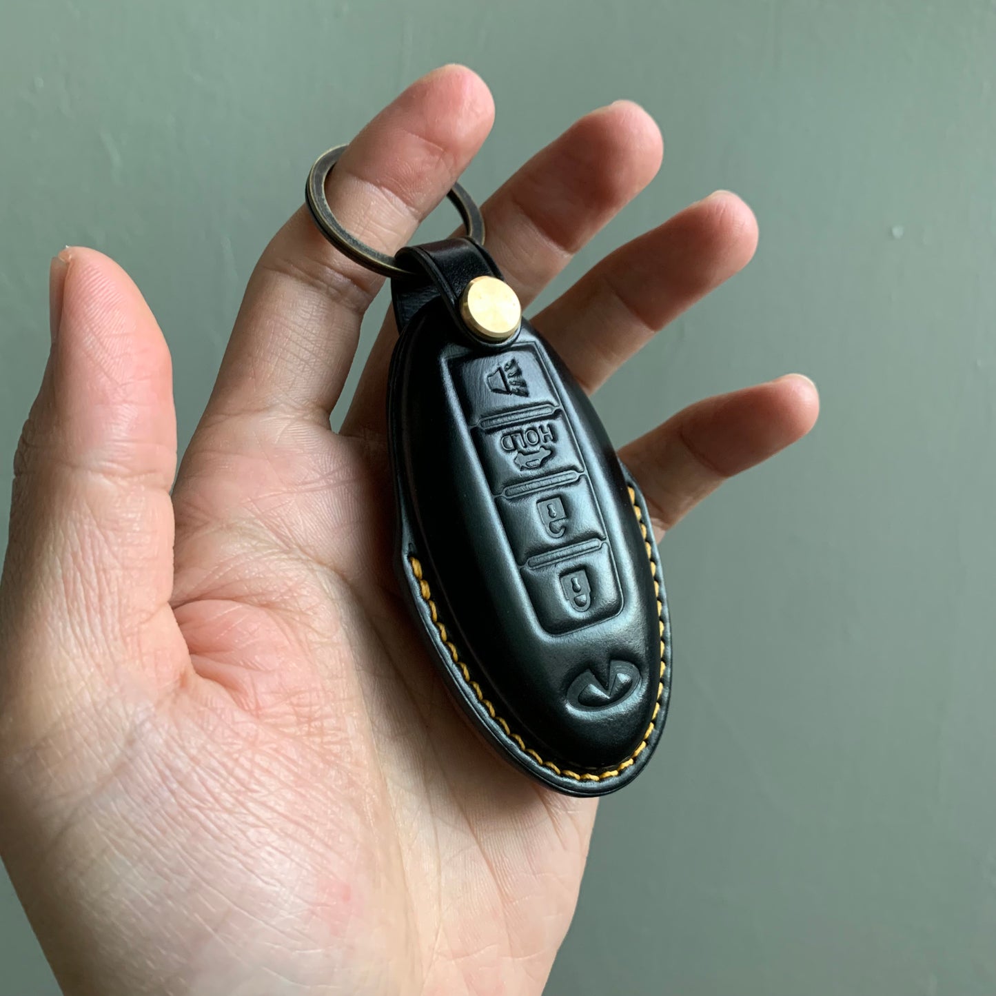 Infiniti key fob cover, Shell Cordovan key case