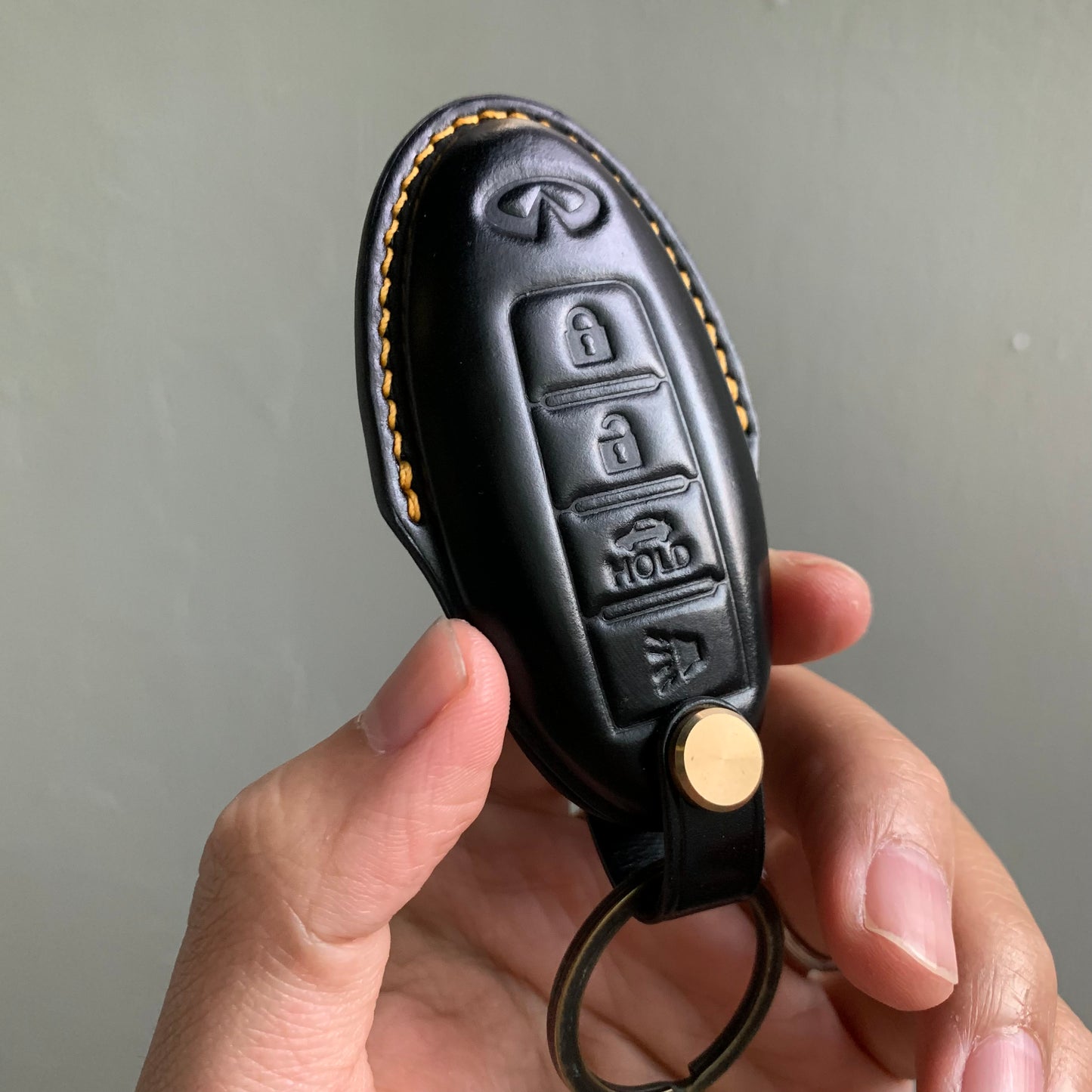 Infiniti key fob cover, Shell Cordovan key case