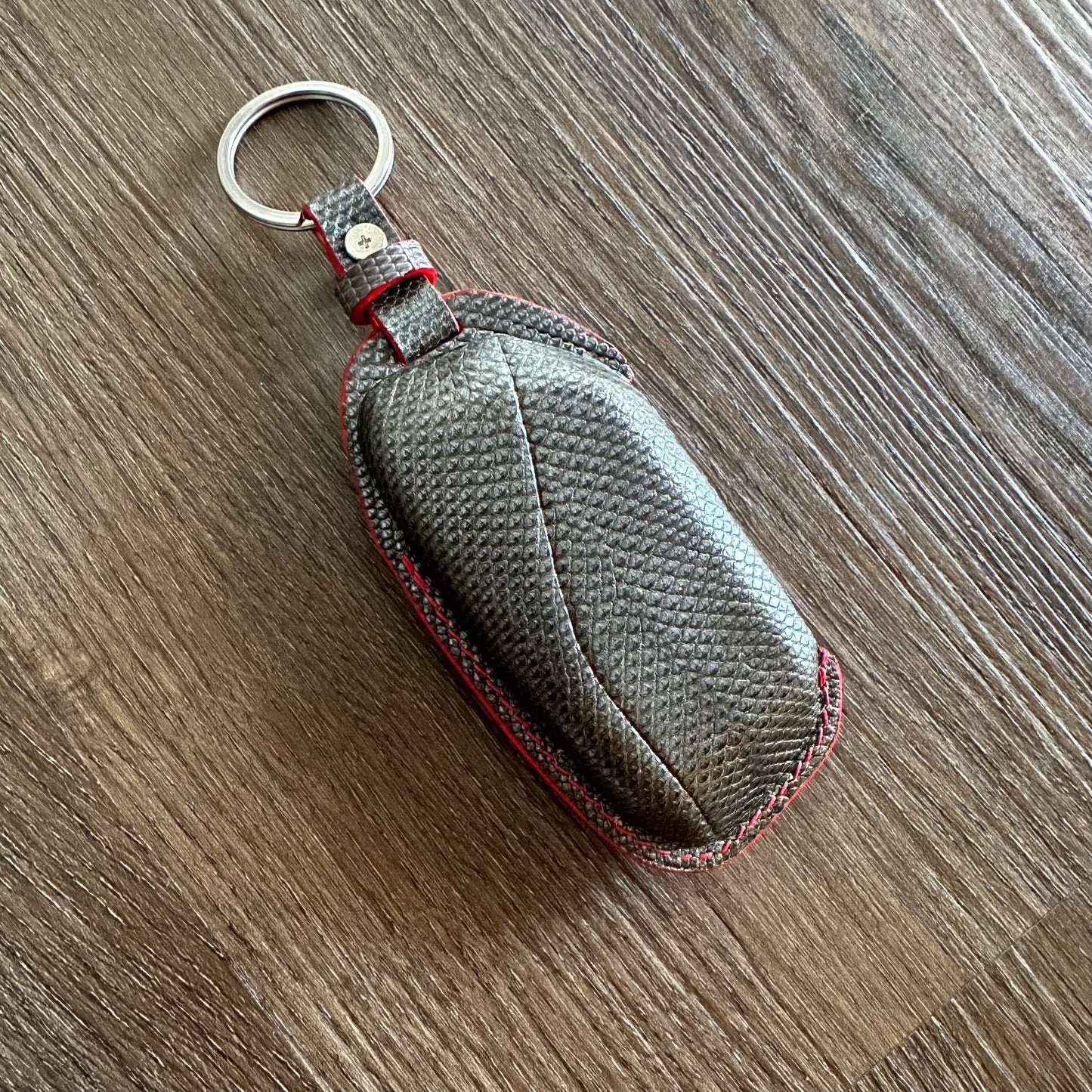 BMW key fob cover,  snake leather Leather key case