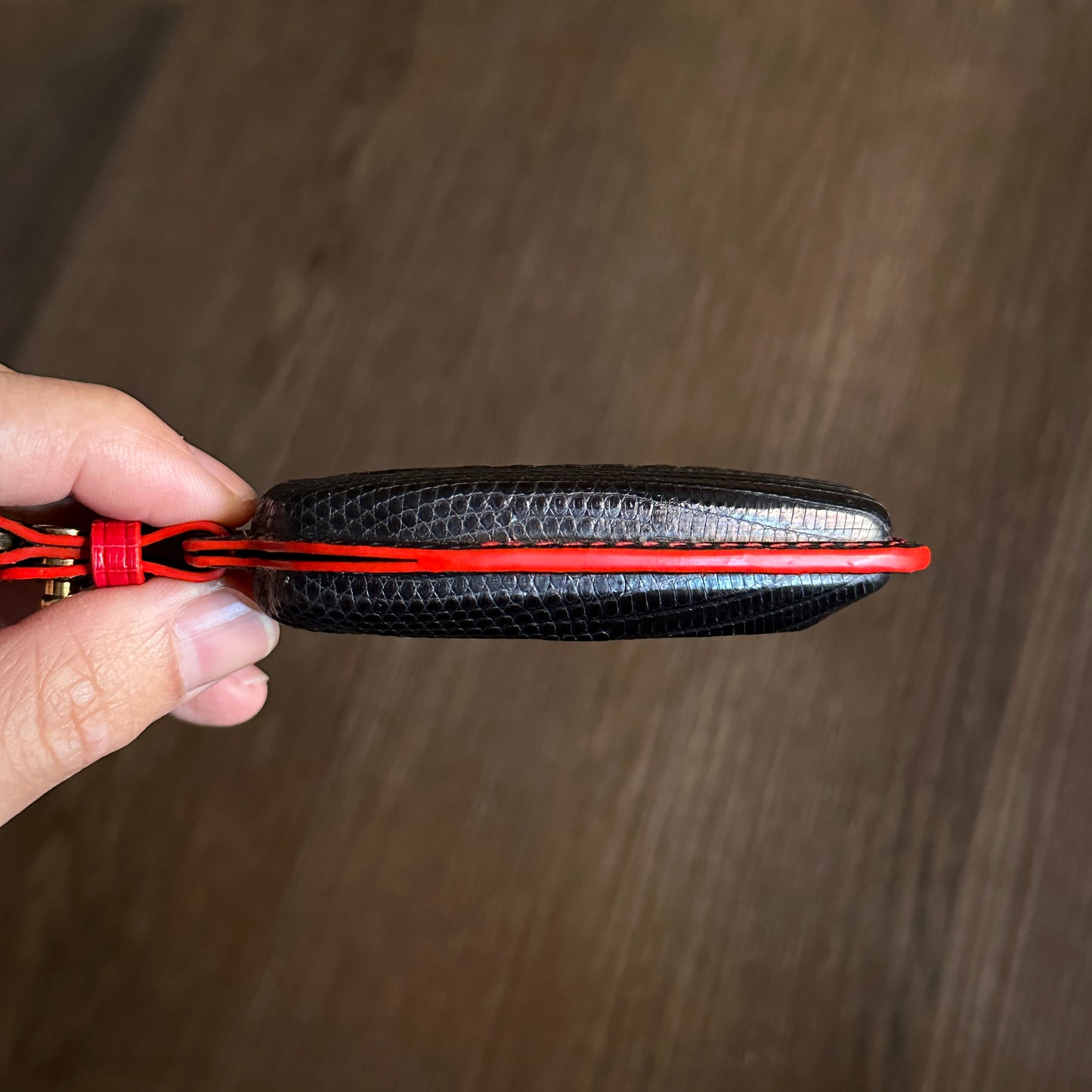 Ferrari key fob cover, Ferrari Leather key case, Lizard leather