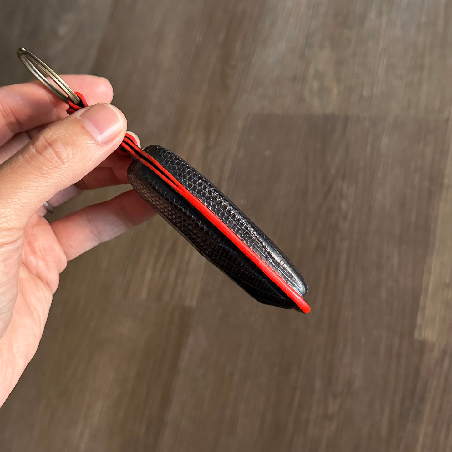 Ferrari key fob cover, Ferrari Leather key case, Lizard leather
