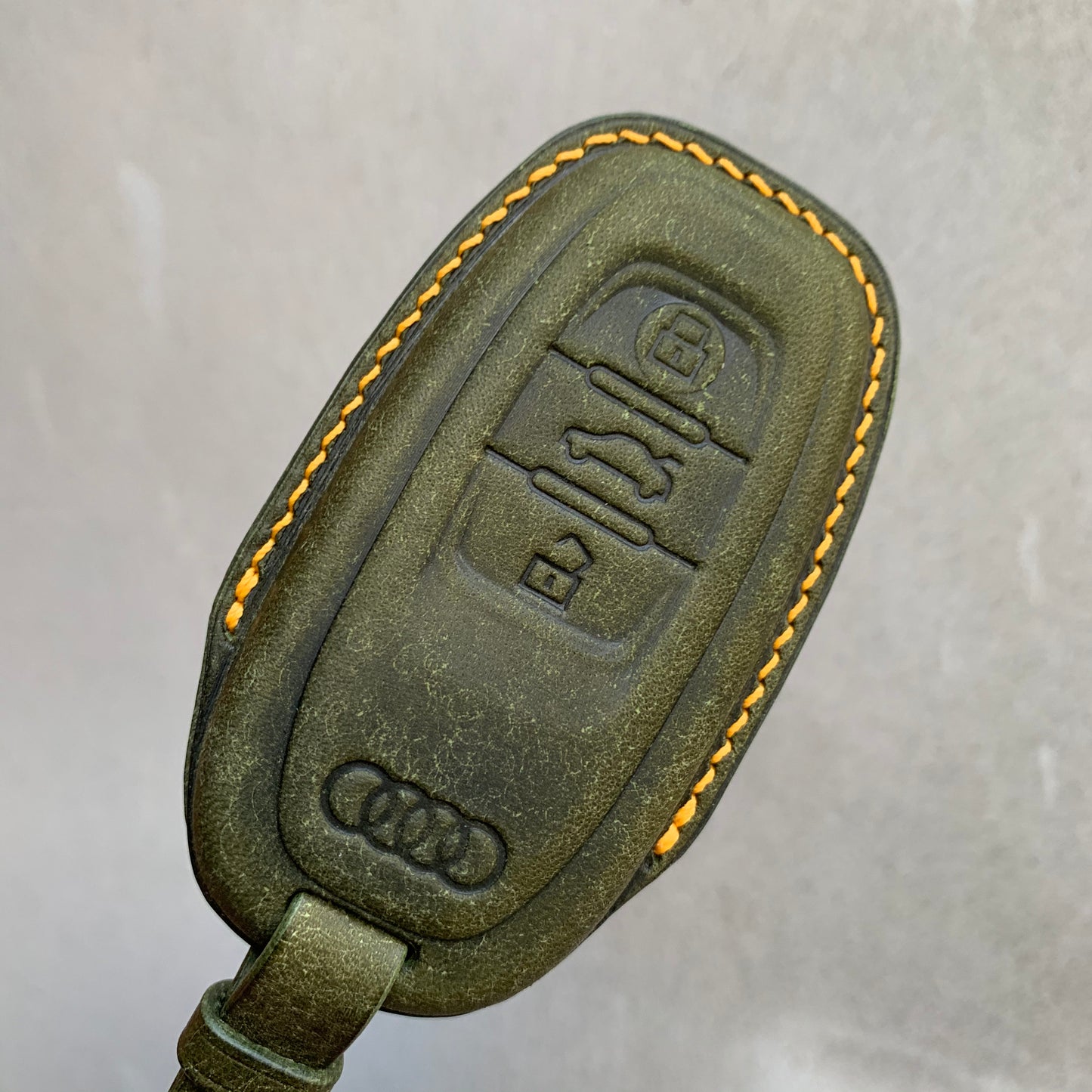 Audi key fob cover, Pueblo leather