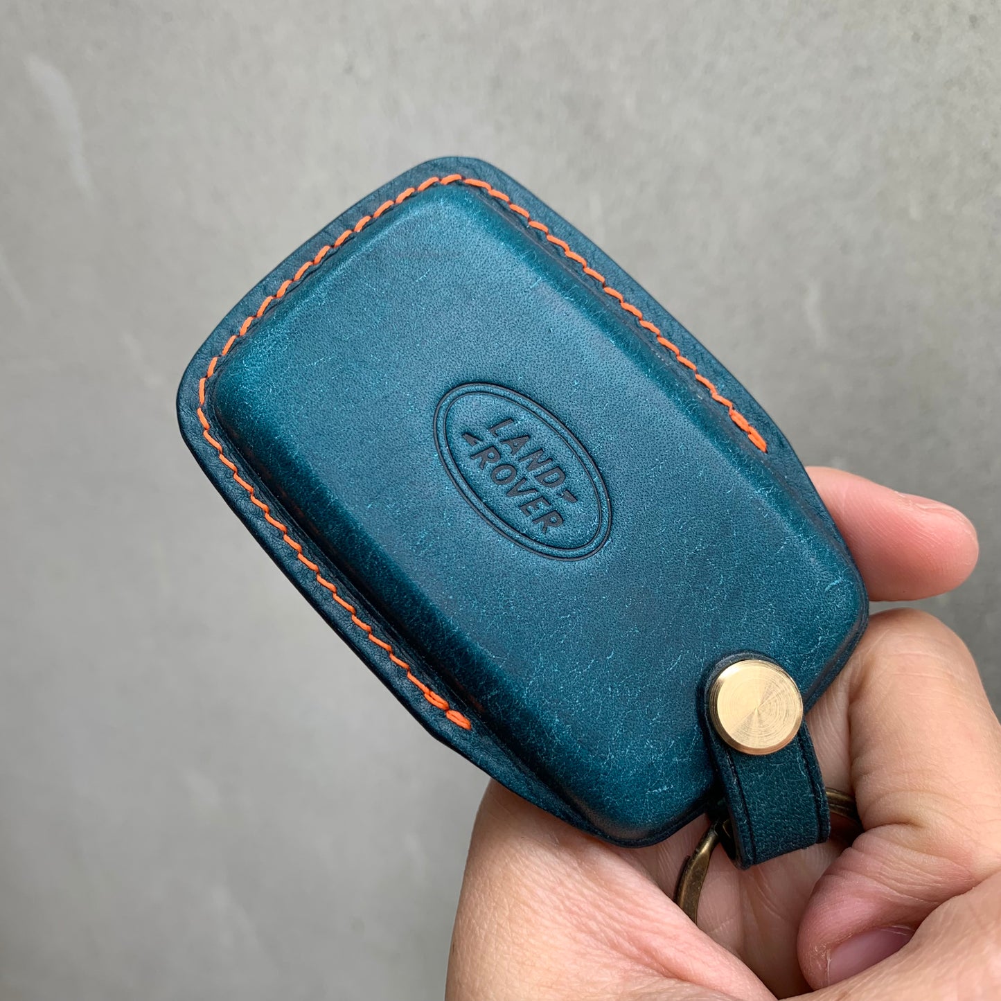 Land Rover key case, key fob cover, Pueblo leather