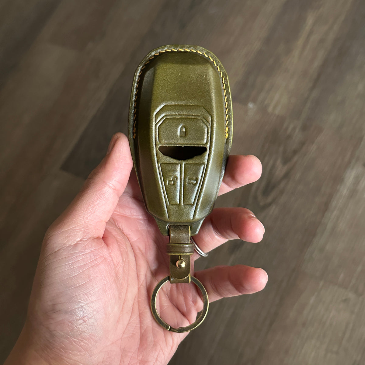Aston Martin key fob cover, key case, Shell Cordovan