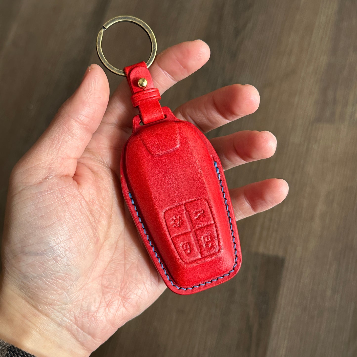 Ferrari key fob cover, key case, Buttero  Leather