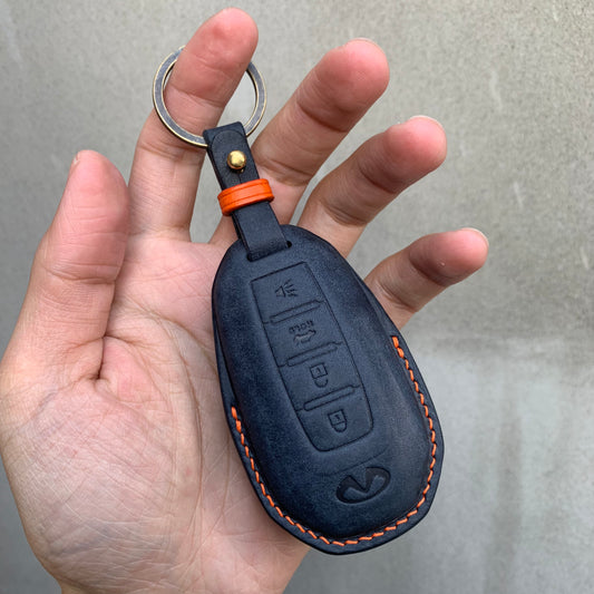 Infiniti key fob cover, Pueblo leather