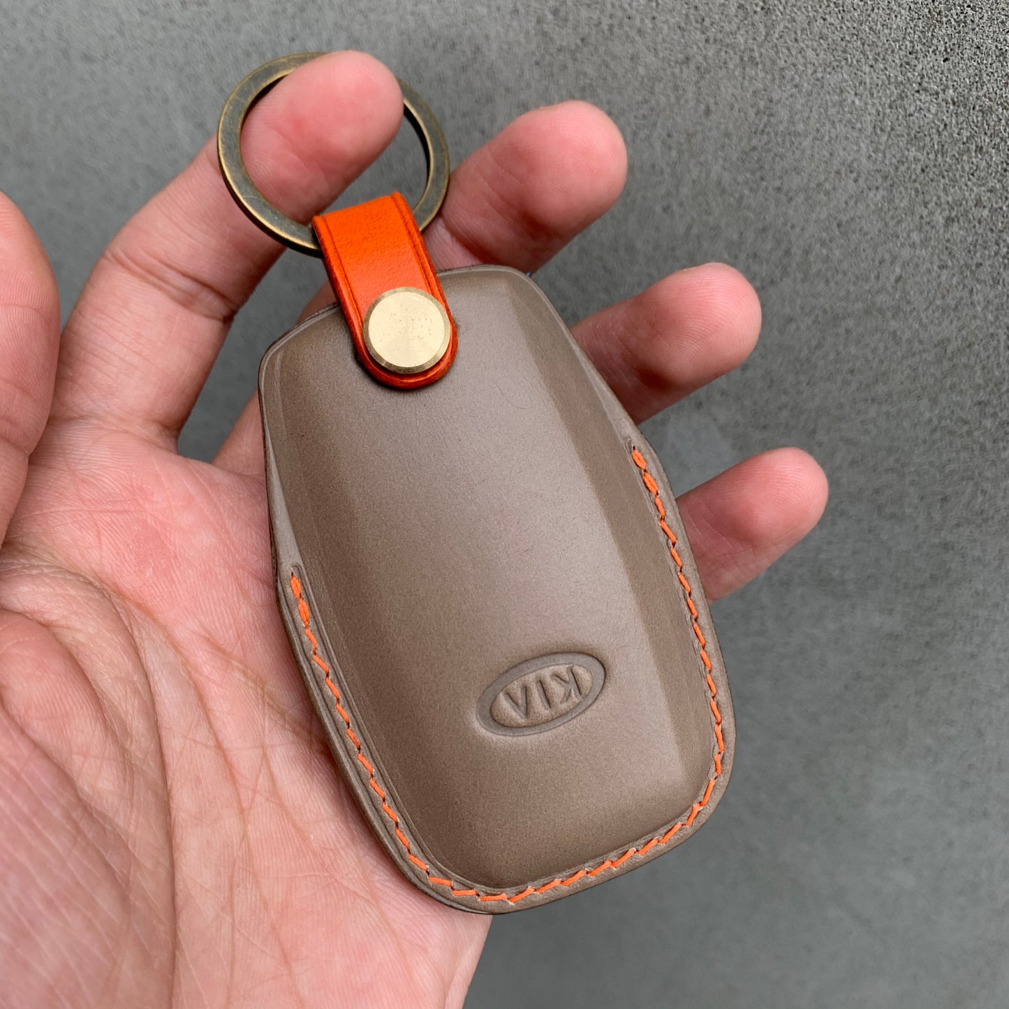 Kia key fob cover, Buttero Leather Car key case