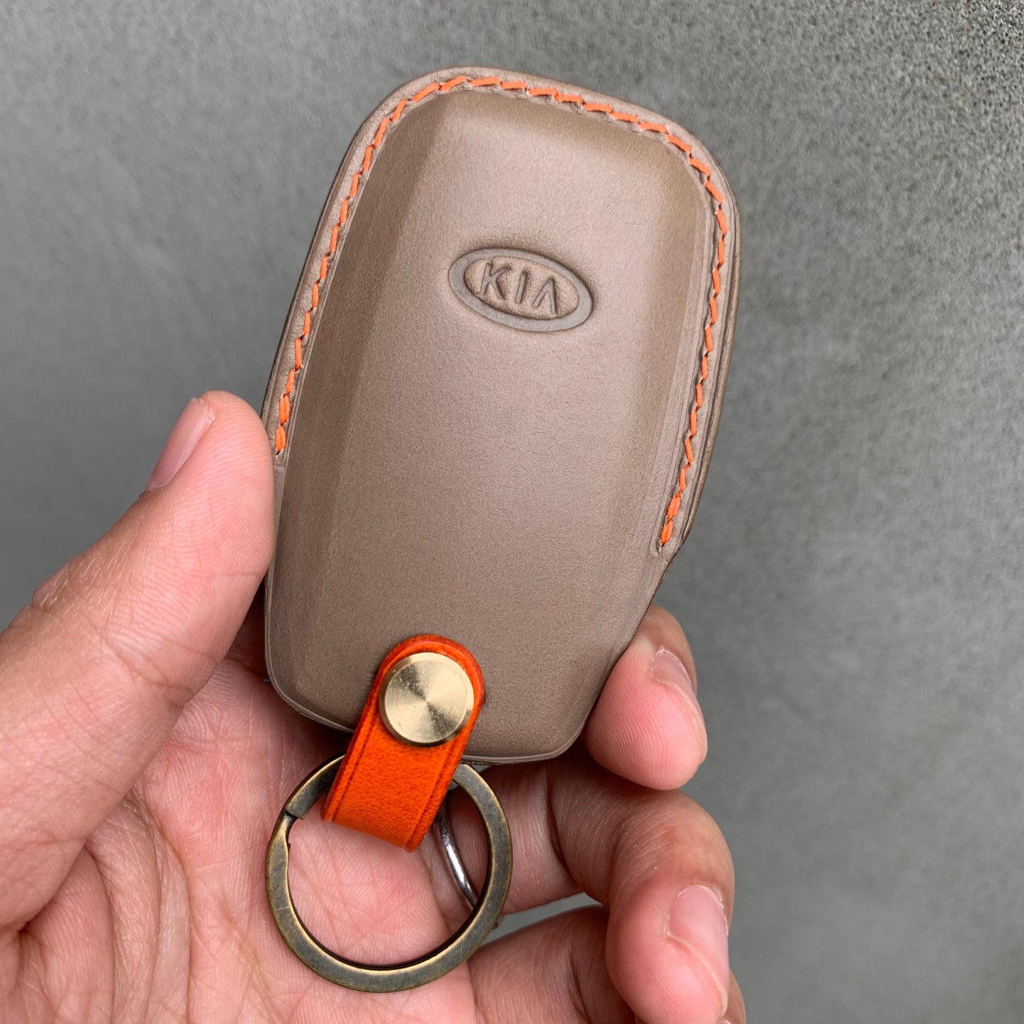 Kia key fob cover, Buttero Leather Car key case