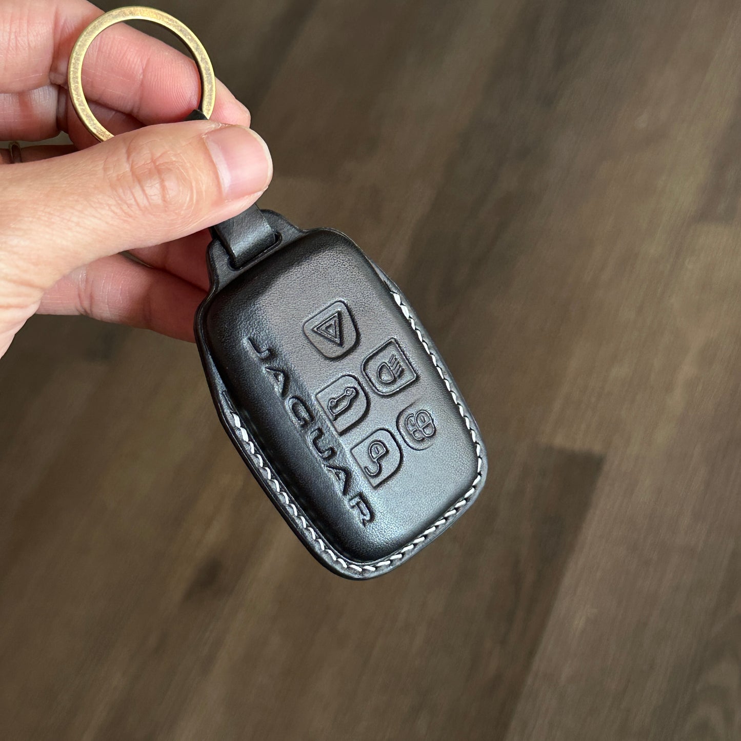 Jaguar key fob cover, Buttero Leather